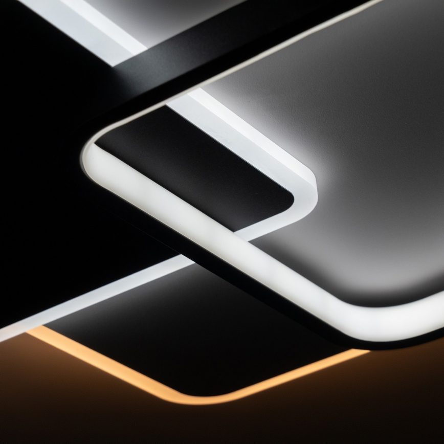 Brilagi - dimbar LED-takarmatur FLARE LED/64W/230V 45x45 cm 3000/4000/6000K + fjärrkontroll