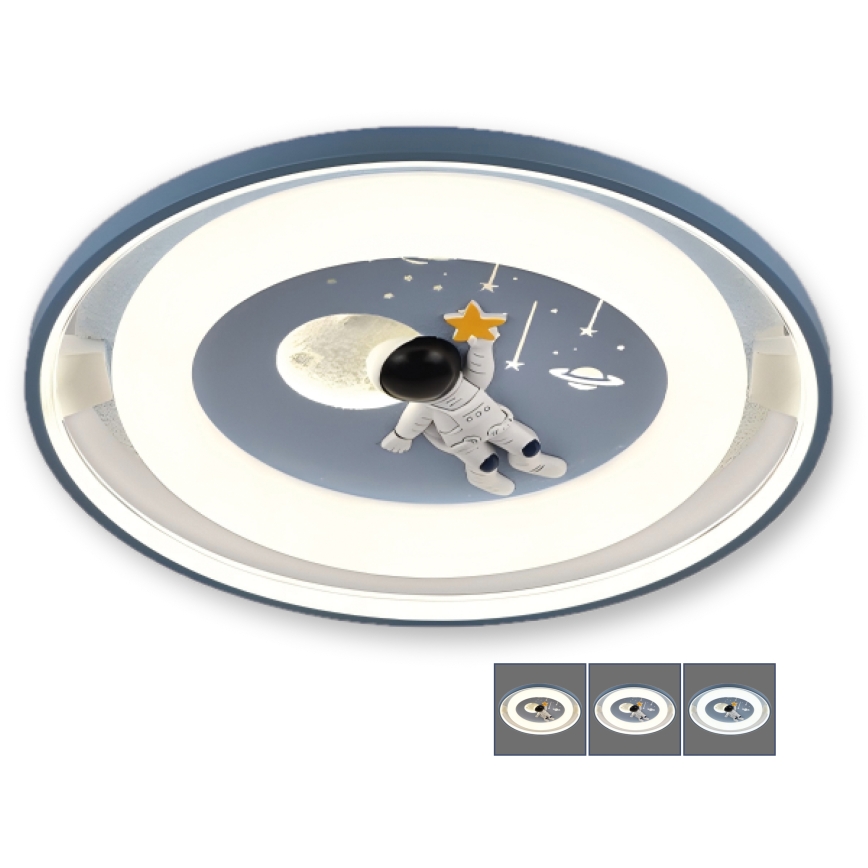 BRILAGI - LED dimbar taklampa för barn ASTRO LED/55W/230V 3000-6000K Ø 50 cm + fjärrkontroll