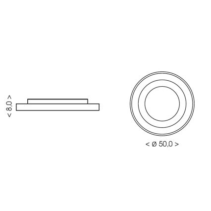 BRILAGI - LED dimbar taklampa för barn ASTRO LED/55W/230V 3000-6000K Ø 50 cm + fjärrkontroll