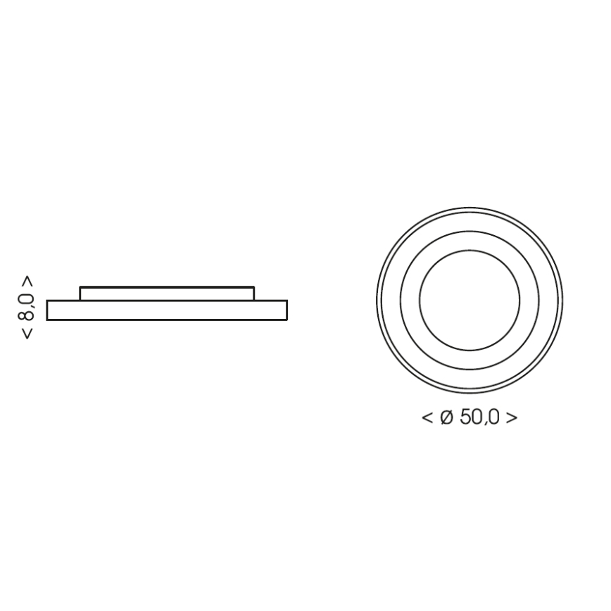 BRILAGI - LED dimbar taklampa för barn ASTRO LED/55W/230V 3000-6000K Ø 50 cm + fjärrkontroll