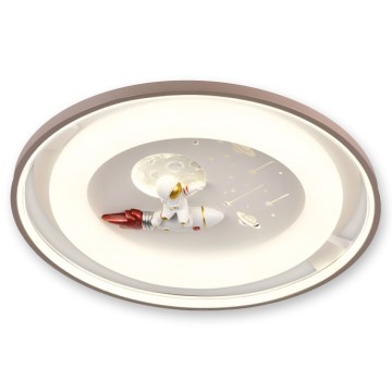 BRILAGI - LED dimbar taklampa för barn ASTRO LED/75W/230V 3000-6000K Ø 50 cm + fjärrkontroll