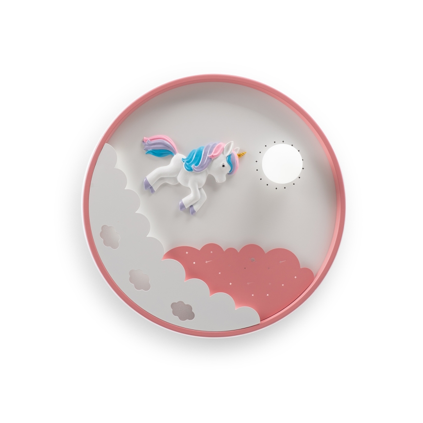 Brilagi - Dimbbar LED-taklampa för barnrum UNICORN LED/68W/230V 3000–6000K Ø 49 cm + fjärrkontroll