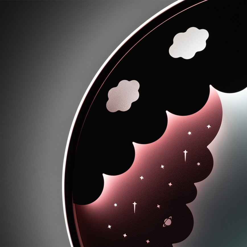 Brilagi - Dimbbar LED-taklampa för barnrum UNICORN LED/68W/230V 3000–6000K Ø 49 cm + fjärrkontroll