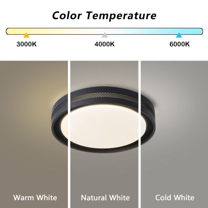 Brilagi - KREON LED dimbar taklampa 54W/230V 3000-6000K vit, Ø 38 cm + fjärrkontroll
