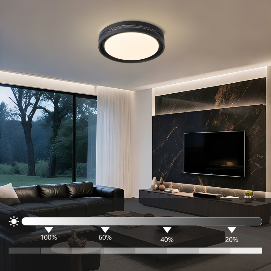 Brilagi - KREON LED dimbar taklampa 54W/230V 3000-6000K vit, Ø 38 cm + fjärrkontroll