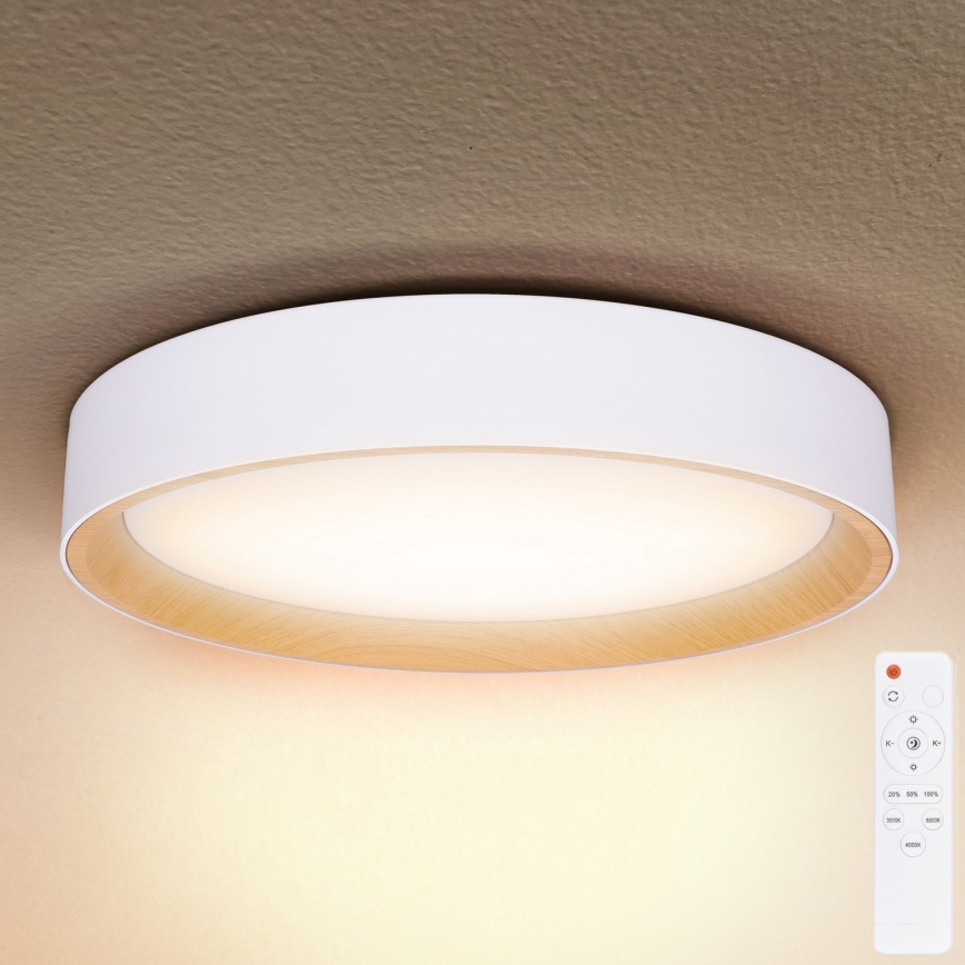 Brilagi - LED Dimbar taklampa LARIOS LED/60W/230V 3000-6500K ø 49 cm vit + fjärrkontroll