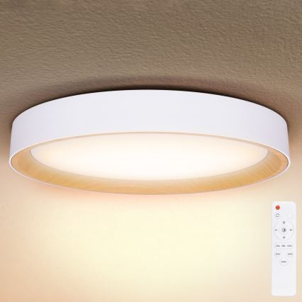 Brilagi - Dimbar LED-taklampa LARIOS LED/72W/230V 3000-6500K vit Ø 59 cm + fjärrkontroll