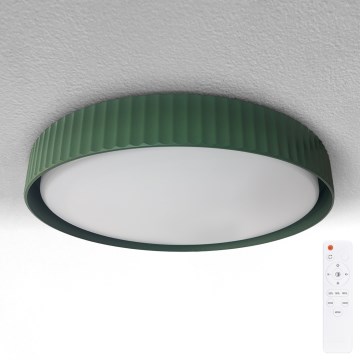 Brilagi - LED-dimbar taklampa LUCIA LED/48W/230V 3000-6500K Ø 41 cm grön + fjärrkontroll