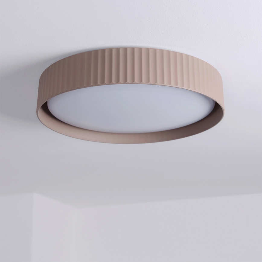 Brilagi - Dimbar LED-taklampa LUCIA LED/48W/230V 3000-6500K Ø 41 cm brun + fjärrkontroll
