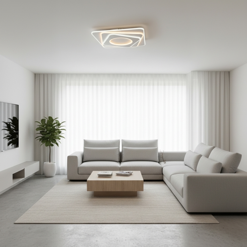 Brilagi - LED Dimbar taklampa MODERN LED/100W/230V 2700-6500K 48x48 cm + fjärrkontroll