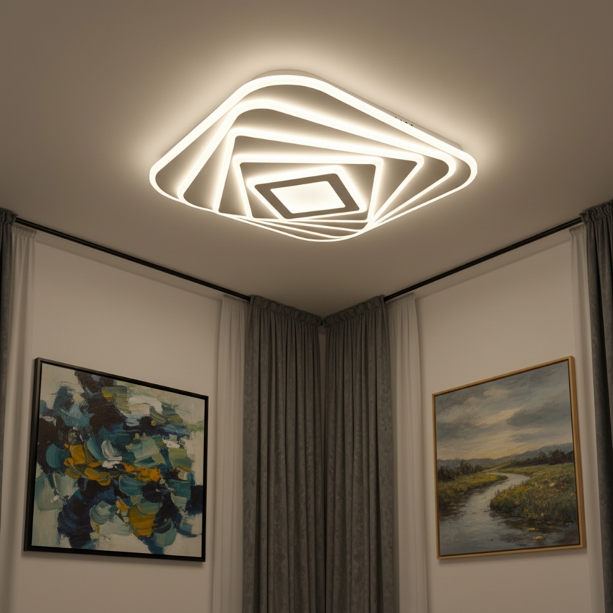 Brilagi - LED Dimbar taklampa MODERN LED/210W/230V 2700-6500K 55x55 cm + fjärrkontroll