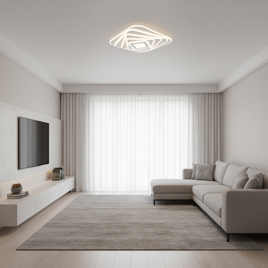 Brilagi - LED Dimbar taklampa MODERN LED/210W/230V 2700-6500K 55x55 cm + fjärrkontroll