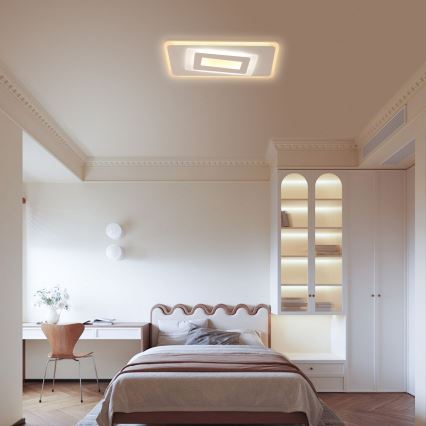 Brilagi - Dimbart LED-takarmatur MODERN LED/51W/230V 3000–6000K 20x40 cm + fjärrkontroll