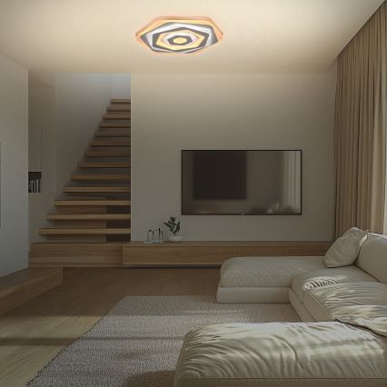 Brilagi - LED Dimbar taklampa MODERN LED/85W/230V 2700-6500K diameter 53 cm + fjärrkontroll