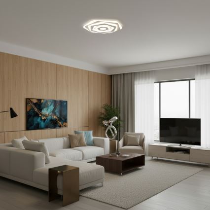 Brilagi - Dimbart LED-takarmatur MODERN 85W 230V 3000–6000K Ø 53 cm + fjärrkontroll