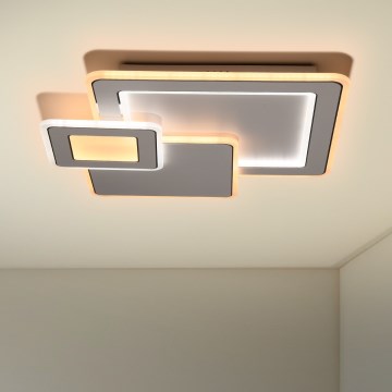 Brilagi - LED Dimbar taklampa MODERN LED/93W/230V 2700-6500K 48,5x48,5 cm + fjärrkontroll