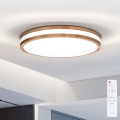 BRILAGI - LED dimbar taklampa MOLINA LED/48W/230V 3000-6500K ek, diam. 38 cm + fjärrkontroll