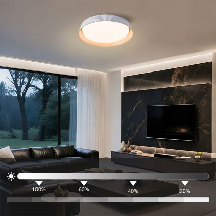 Brilagi - Dimmbar LED-taklampa ORINO LED/54W/230V 3000-6000K vit Ø 43 cm + fjärrkontroll