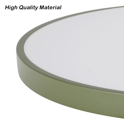 Brilagi - Dimbart LED-takarmatur POOL LED/36W/230V 3000-6000K Ø 30 cm grön + fjärrkontroll