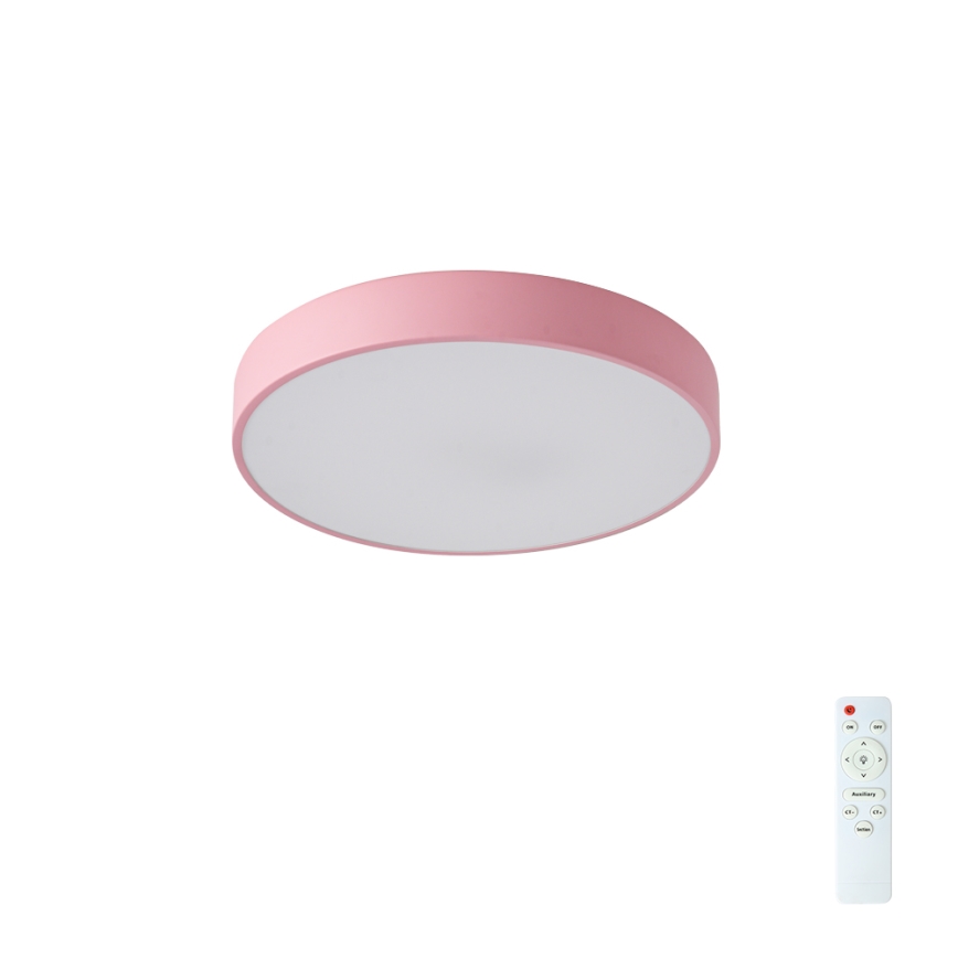 Brilagi - LED dimbar taklampa POOL LED/36W/230V 3000-6000K Ø 30 cm rosa + fjärrkontroll