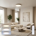 Brilagi - LED-dimbar taklampa POOL LED/36W/230V 3000-6000K Ø 30 cm beige + fjärrkontroll