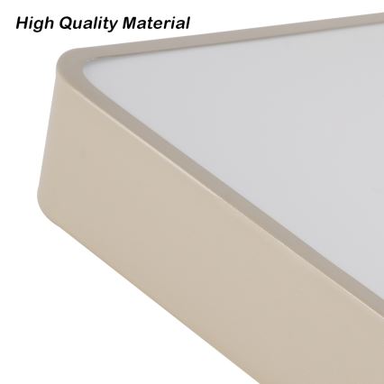 Brilagi - Dimmbar LED-taklampa POOL LED/48W/230V 3000-6000K 50x50 cm beige + fjärrkontroll