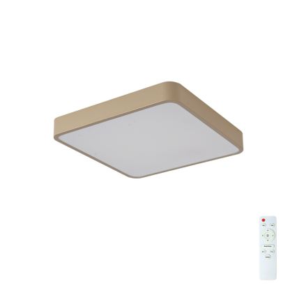 Brilagi - Dimmbar LED-taklampa POOL LED/48W/230V 3000-6000K 50x50 cm beige + fjärrkontroll