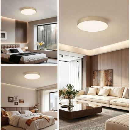 BRILAGI - LED-dimbar taklampa POOL LED/60W/230V 3000-6000K Ø 50 cm guld + fjärrkontroll