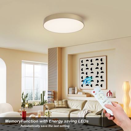 BRILAGI - LED-dimbar taklampa POOL LED/60W/230V 3000-6000K Ø 50 cm guld + fjärrkontroll