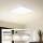 Brilagi - LED dimbar taklampa POOL SQUARE LED/36W/230V 3000-6000K 40x40 cm vit + fjärrkontroll
