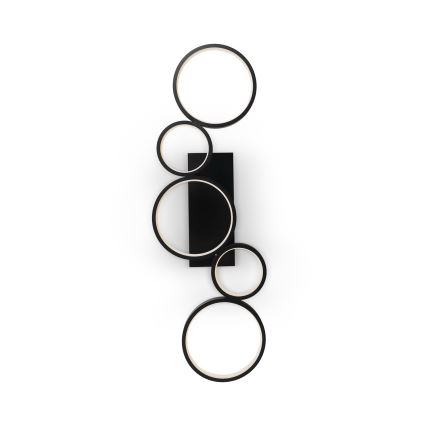 Brilagi - LED dimbar taklampa RINGO LED/34W/230V 3000-6000K 28x84 cm svart + fjärrkontroll