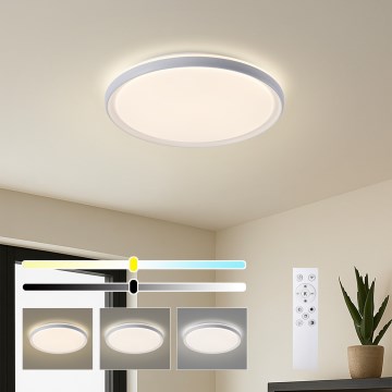 Brilagi - LED dimbar taklampa RIVO LED/72W/230V 3000-6000K vit Ø 50 cm + fjärrkontroll