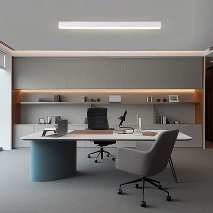 Brilagi - Dimbar LED-taklampa SLEEKLINE SMART LED/40W/230V 3000-6000K Wi-Fi Tuya vit + fjärrkontroll