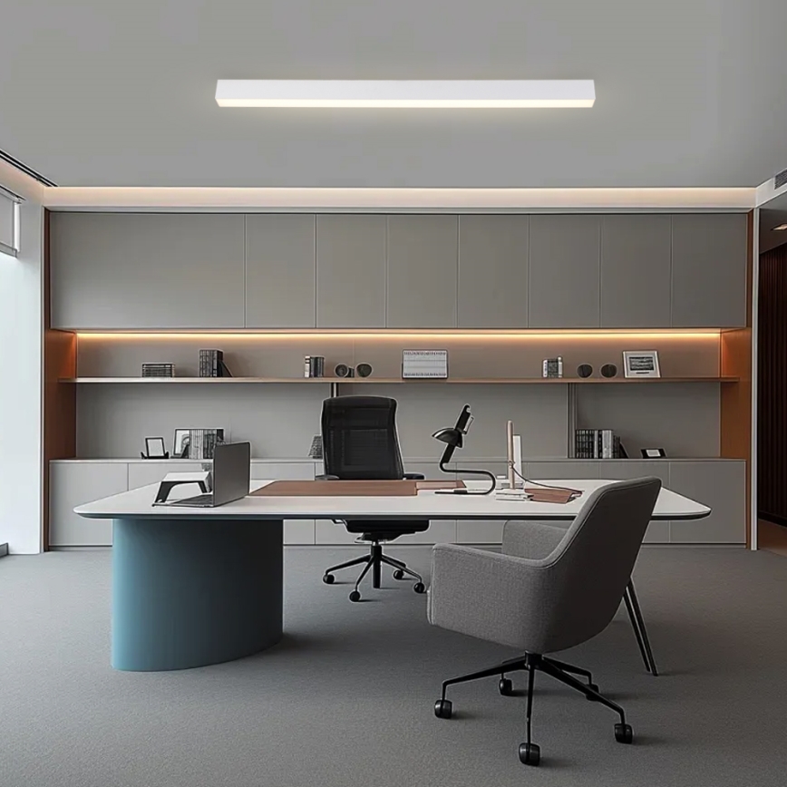 Brilagi - Dimbar LED-taklampa SLEEKLINE SMART LED/40W/230V 3000-6000K Wi-Fi Tuya vit + fjärrkontroll