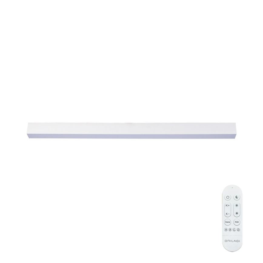 Brilagi - Dimbar LED-taklampa SLEEKLINE SMART LED/40W/230V 3000-6000K Wi-Fi Tuya vit + fjärrkontroll