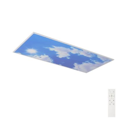 Brilagi - Dimbart LED-takarmatur SLIMFRAME SKY LED/80W/230V 120x60 cm 3000-6000K silver/blå + fjärrkontroll