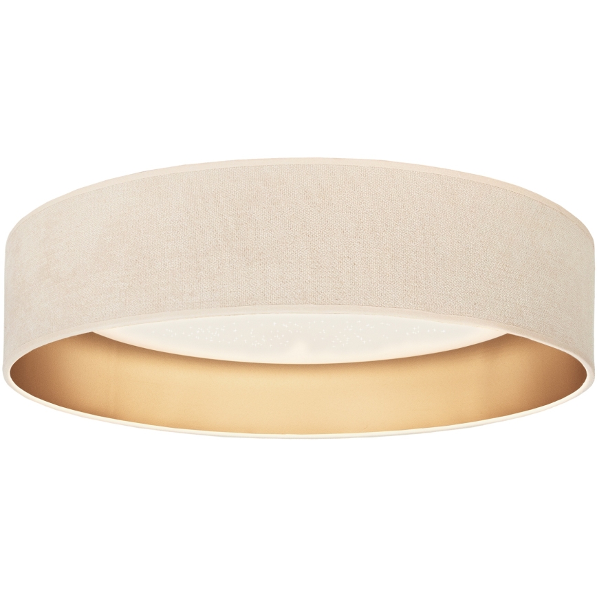 BRILAGI - LED-taklampa, dimbar VELVET SMARTIX STARS LED/24W/230V 3000–6000K Ø 45 cm krämvit/guld Wi-Fi Tuya Beacon + fjärrkontroll