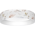 Brilagi - LED dimbar taklampa VELVET SMARTIX LED/24W/230V 3000-6000K Ø 45 cm vit/blommönster Wi-Fi Tuya Beacon + fjärrkontroll