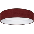 Brilagi - LED dimbar taklampa VELVET SMARTIX STARS LED/24 W/230 V 3000-6000 K Ø 45 cm vinröd Wi-Fi Tuya Beacon + fjärrkontroll