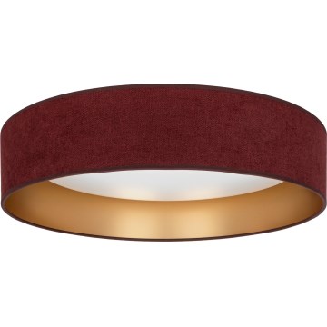 Brilagi - LED dimbar taklampa VELVET SMARTIX STARS LED/24W/230V 3000-6000K Ø 45 cm vinröd/guld Wi-Fi Tuya Beacon + fjärrkontroll