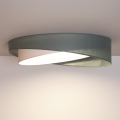 BRILAGI - LED dimbar taklampa VELVET TWIST LED/36W/230V 3000-6000K Ø 65 cm Wi-Fi Tuya Beacon grön/vit + fjärrkontroll