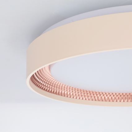 Brilagi - Dimbbar LED-takarmatur WALDO LED/48W/230V 3000-6500K Ø 40 cm beige/guld + fjärrkontroll