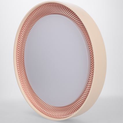 Brilagi - Dimbbar LED-takarmatur WALDO LED/48W/230V 3000-6500K Ø 40 cm beige/guld + fjärrkontroll