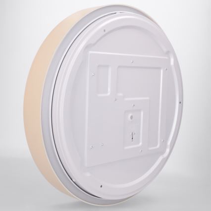 Brilagi - Dimbbar LED-takarmatur WALDO LED/48W/230V 3000-6500K Ø 40 cm beige/guld + fjärrkontroll