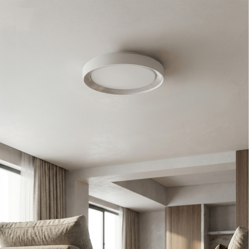 Brilagi - Dimbart LED-takarmatur WALDO LED/48W/230V 3000-6500K Ø 40 cm vit/silver + fjärrkontroll