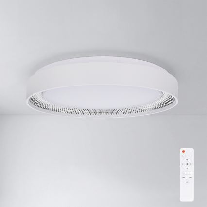 Brilagi - Dimbart LED-takarmatur WALDO LED/48W/230V 3000-6500K Ø 40 cm vit/silver + fjärrkontroll