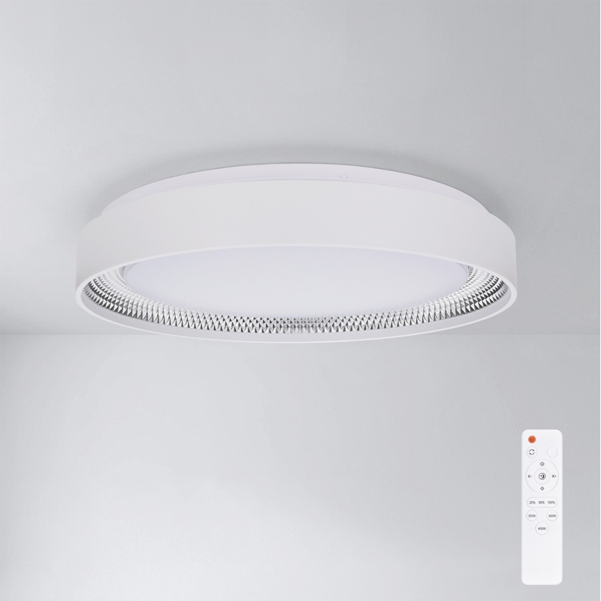 Brilagi - Dimbart LED-takarmatur WALDO LED/48W/230V 3000-6500K Ø 40 cm vit/silver + fjärrkontroll