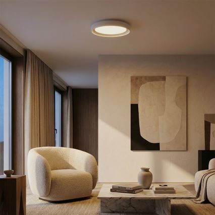 Brilagi - Dimbart LED-takarmatur WALDO LED/48W/230V 3000-6500K Ø 40 cm vit/silver + fjärrkontroll