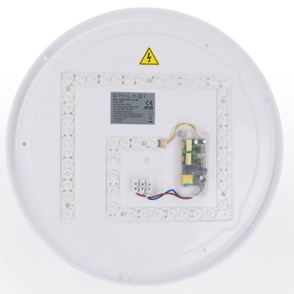 Brilagi - Dimbart LED-takarmatur WALDO LED/48W/230V 3000-6500K Ø 40 cm vit/silver + fjärrkontroll