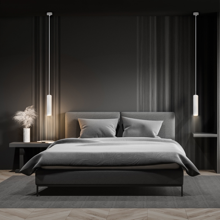 Brilagi - LED RGBW Dimbart takpendel med stålwire SELE 1xGU10/4,8W/230V 3000K vit + fjärrkontroll